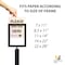 Montour Line Sign Frame Floor Standing 7 x 11 in. V Black Steel FS200-711-V-BK - alternate 3